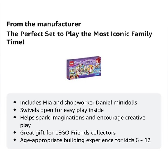 LEGO Friends Heartlake Supermarket 41118 Mia and Daniel Building Toy - Picture 7 of 17